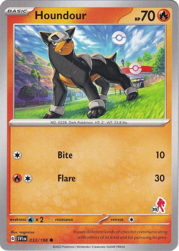 Houndour Armarouge 39 033/198 Normal Battle Academy 2024 Houndour Armarouge 39 033/198 Normal Battle Academy 2024