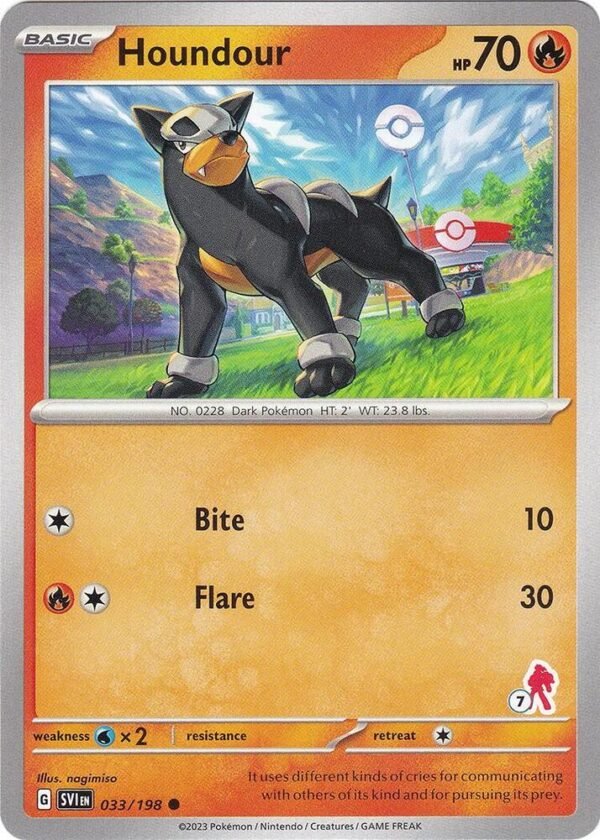 Houndour Armarouge 7 033/198 Normal Battle Academy 2024 Houndour Armarouge 7 033/198 Normal Battle Academy 2024
