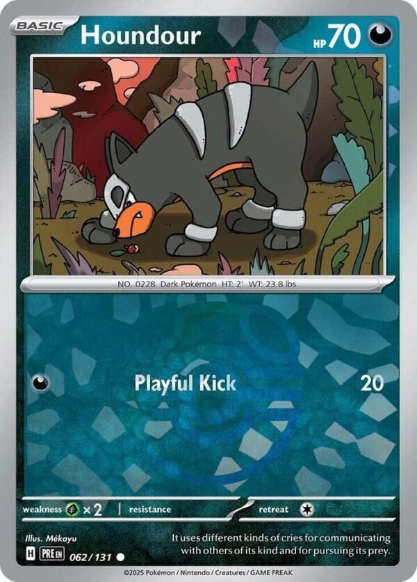 Houndour (Master Ball Pattern) 062/131 Holofoil SV: Prismatic Evolutions