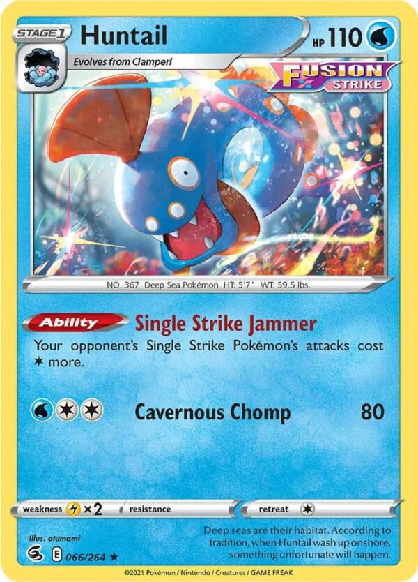 Huntail 066/264 Normal SWSH08: Fusion Strike