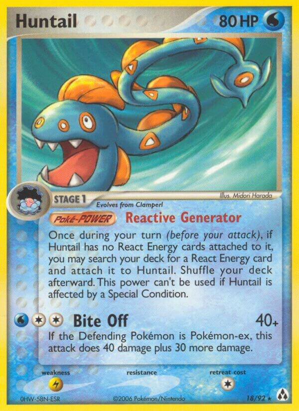 Huntail 18/92 Reverse Holofoil Legend Maker Huntail 18/92 Reverse Holofoil Legend Maker