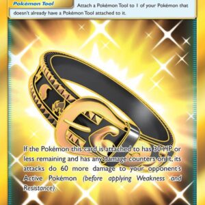 Hustle Belt (Secret) 179/168 Holofoil SM – Celestial Storm