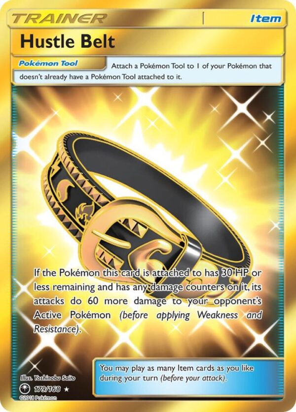 Hustle Belt (Secret) 179/168 Holofoil SM – Celestial Storm Hustle Belt (Secret) 179/168 Holofoil SM – Celestial Storm