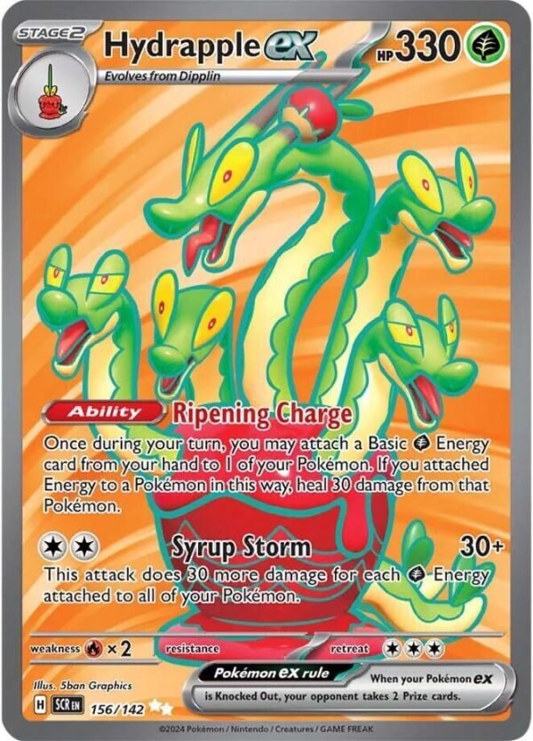 Hydrapple ex 156/142 Holofoil SV07: Stellar Crown