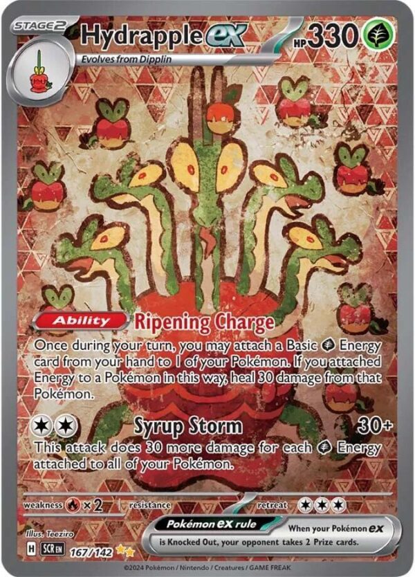 Hydrapple ex 167/142 Holofoil SV07: Stellar Crown