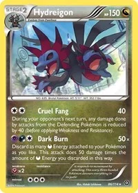 Hydreigon | 86/114 | Holofoil | XY - Steam Siege