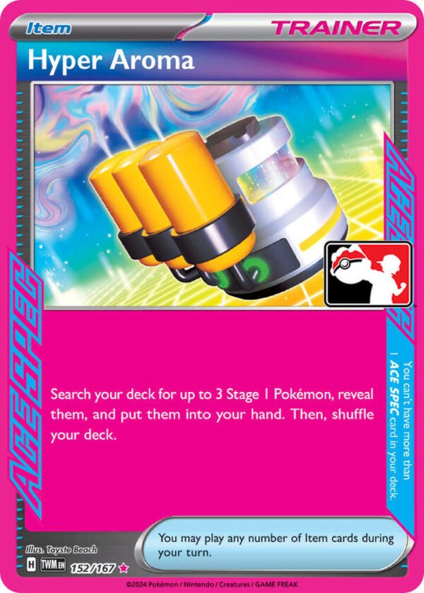 Hyper Aroma 152/167 Holofoil Prize Pack Series Cards Hyper Aroma 152/167 Holofoil Prize Pack Series Cards