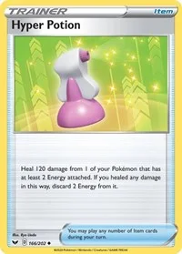 Hyper Potion | 166/202 | Reverse Holofoil | SWSH01: Sword & Shield Base Set