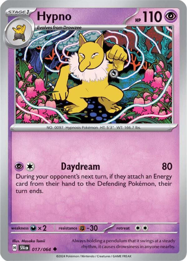 Hypno 017/064 Normal SV: Shrouded Fable Hypno 017/064 Normal SV: Shrouded Fable