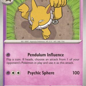 Hypno 083/198 Reverse Holofoil SV01: Scarlet & Violet Base Set