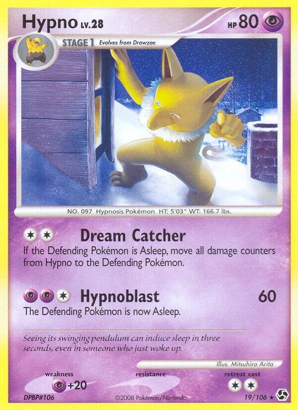 Hypno 19/106 Reverse Holofoil Great Encounters