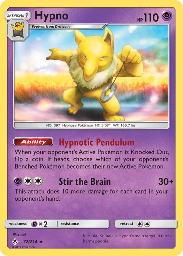Hypno 72/214 Normal SM – Unbroken Bonds