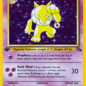 Hypno (8) 08/62 Unlimited Holofoil Fossil
