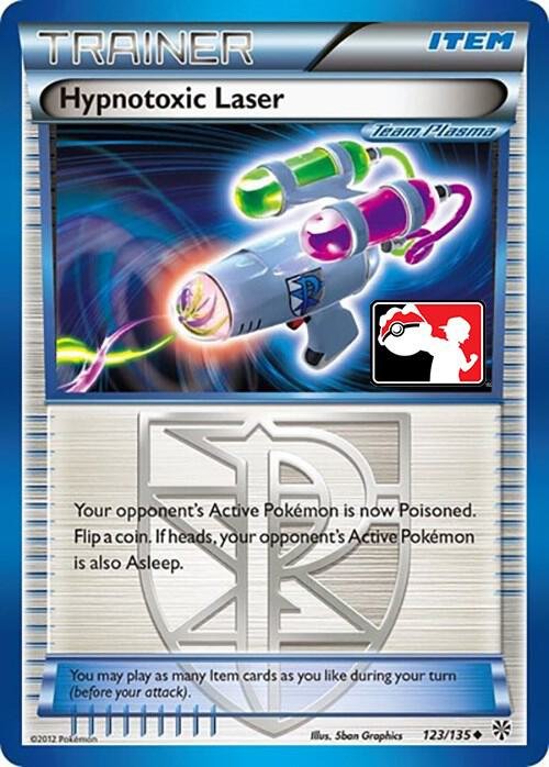 Hypnotoxic Laser (Team Plasma) 123/135 Holofoil League & Championship Cards Hypnotoxic Laser (Team Plasma) 123/135 Holofoil League & Championship Cards