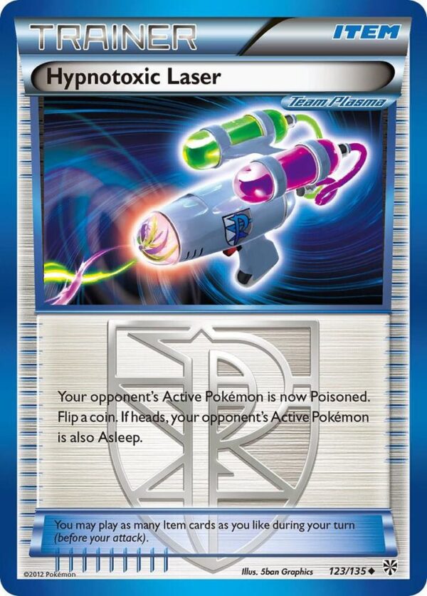 Hypnotoxic Laser (Team Plasma) 123/135 Reverse Holofoil Plasma Storm Hypnotoxic Laser (Team Plasma) 123/135 Reverse Holofoil Plasma Storm