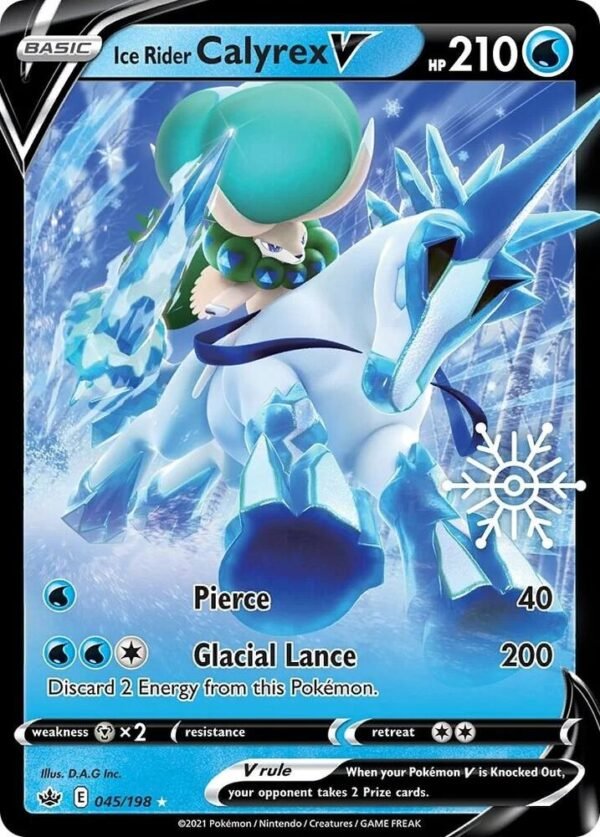 Ice Rider Calyrex V 045/198 (Holiday Calendar) Holofoil Miscellaneous Cards & Products