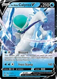Ice Rider Calyrex V | SWSH130 | Holofoil | SWSH: Sword & Shield Promo Cards