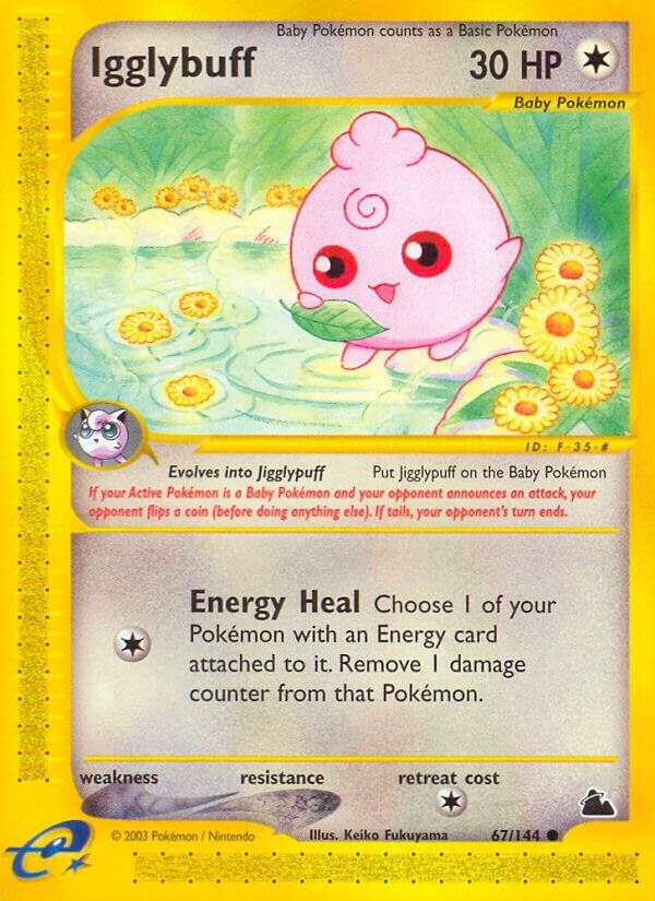 Igglybuff 067/144 Reverse Holofoil Skyridge Igglybuff 067/144 Reverse Holofoil Skyridge