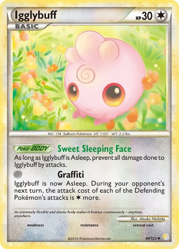 Igglybuff 44/123 Normal HeartGold SoulSilver Igglybuff 44/123 Normal HeartGold SoulSilver