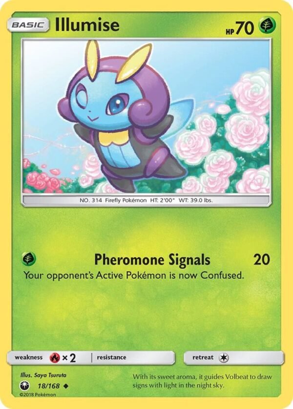 Illumise 18/168 Reverse Holofoil SM – Celestial Storm