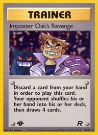 Imposter Oak's Revenge | 76/82 | 1st Edition | Team Rocket