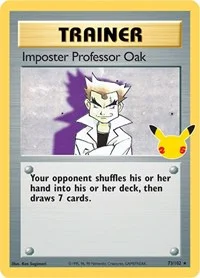 Imposter Professor Oak | 73/102 | Holofoil | Celebrations: Classic Collection Imposter Professor Oak | 73/102 | Holofoil | Celebrations: Classic Collection