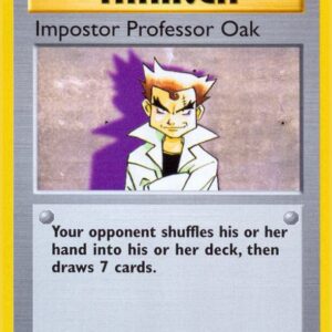 Impostor Professor Oak 073/102 1st Edition Base Set (Shadowless)