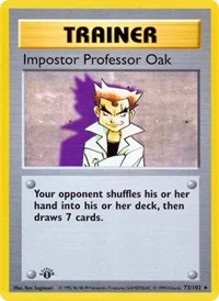 Impostor Professor Oak | 073/102 | Unlimited | Base Set (Shadowless)