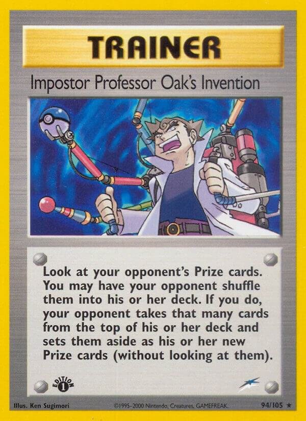 Impostor Professor Oak’s Invention 094/105 Unlimited Neo Destiny