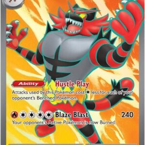 Incineroar ex 187/162 Holofoil SV05: Temporal Forces
