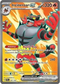 Incineroar ex | 187/162 | Holofoil | SV05: Temporal Forces