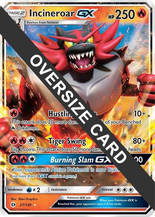Incineroar GX 27/149 027/149 Holofoil Jumbo Cards Incineroar GX 27/149 027/149 Holofoil Jumbo Cards