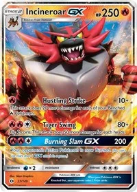 Incineroar GX | 27/149 | Holofoil | SM Base Set