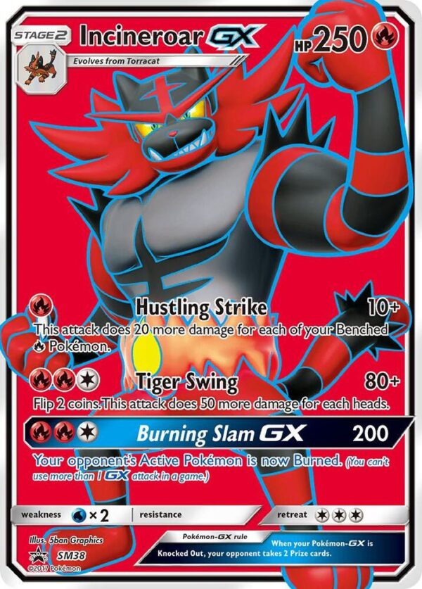 Incineroar GX SM38 Holofoil SM Promos