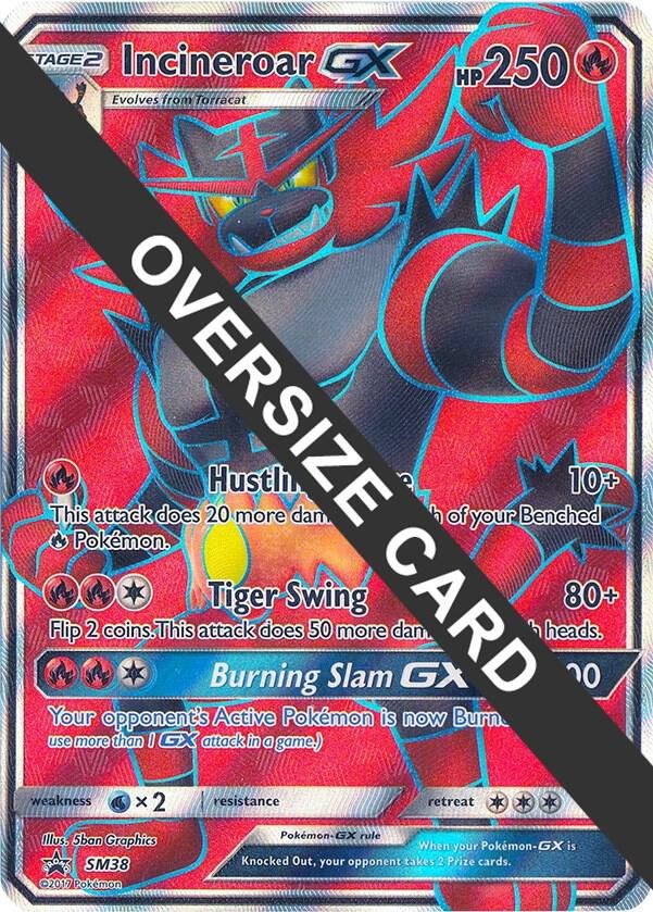 Incineroar GX SM38 (SM Black Star Promo) Holofoil Jumbo Cards Incineroar GX SM38 (SM Black Star Promo) Holofoil Jumbo Cards