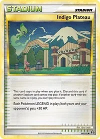 Indigo Plateau | 86/102 | Reverse Holofoil | Triumphant