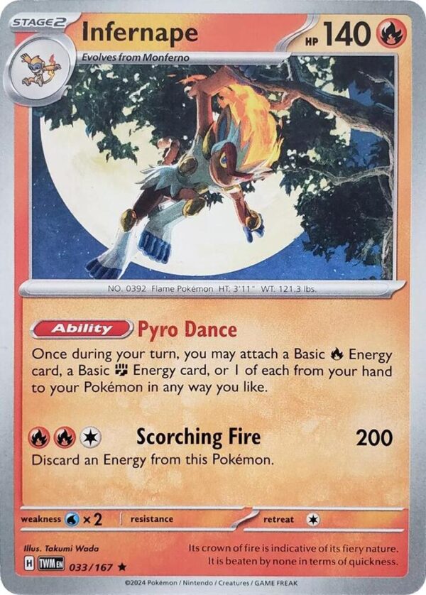 Infernape 033/167 Normal Deck Exclusives