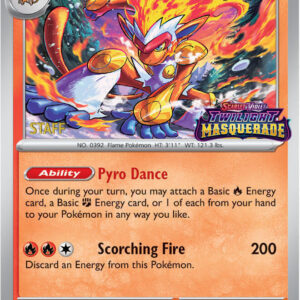Infernape 116 (Prerelease) [Staff] Holofoil SV: Scarlet & Violet Promo Cards