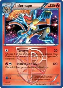 Infernape | 17/135 (BW Plasma Storm) | 017/135 | Normal | Deck Exclusives