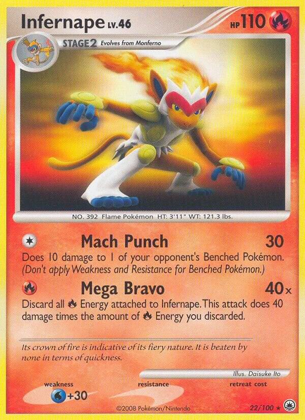 Infernape 22/100 Normal Majestic Dawn Infernape 22/100 Normal Majestic Dawn