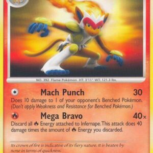 Infernape 22/100 Reverse Holofoil Majestic Dawn