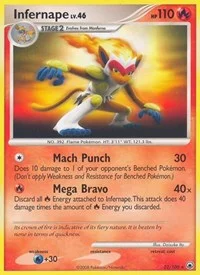 Infernape | 22/100 | Reverse Holofoil | Majestic Dawn