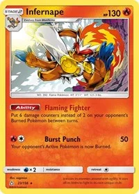 Infernape | 23/156 | Reverse Holofoil | SM - Ultra Prism