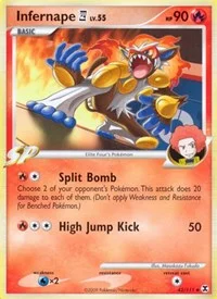 Infernape E4 | 43/111 | Reverse Holofoil | Rising Rivals