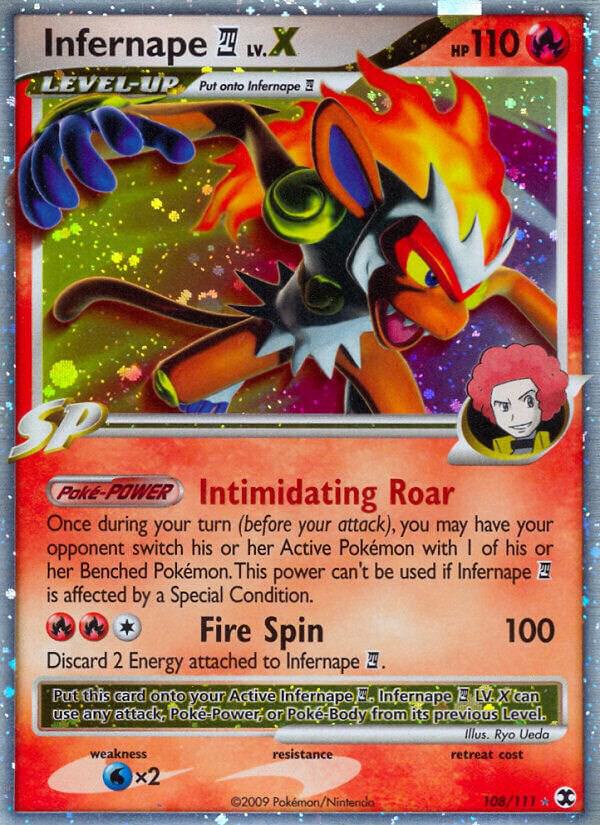 Infernape E4 Lv.X 108/111 Holofoil Rising Rivals