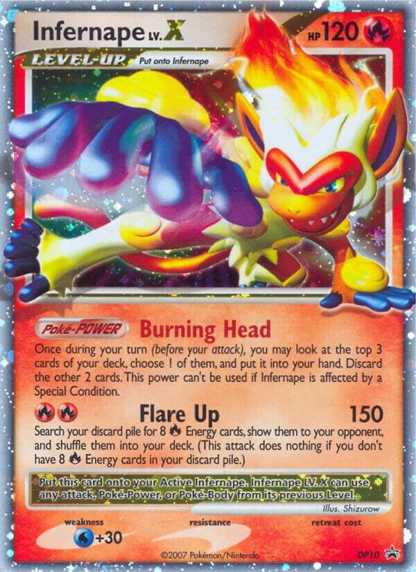 Infernape LV.X DP10 Holofoil Diamond and Pearl Promos