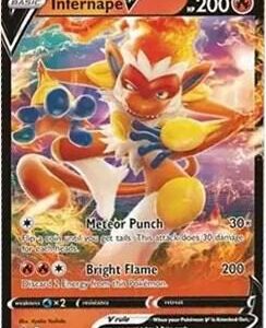 Infernape V SWSH252 Holofoil SWSH: Sword & Shield Promo Cards