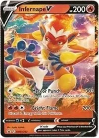 Infernape V | SWSH252 | Holofoil | SWSH: Sword & Shield Promo Cards