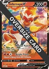 Infernape V | SWSH252 | SWS252 | Holofoil | Jumbo Cards