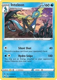 Inteleon (059) | 059/202 | Reverse Holofoil | SWSH01: Sword & Shield Base Set